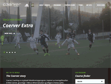 Tablet Screenshot of coerver.no